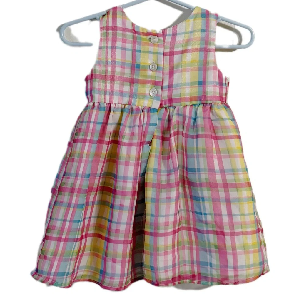 Colorful Plaid Baby‎ Dress